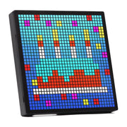 ID32 Advertising Desktop Dynamic Alarm Clock Pixel Screen Display IDM Art Cyberpunk Style Cartoon Screen