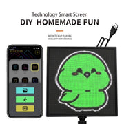 P64L Car Rear Windshield Scrolling Message LED Matrix Panel DIY Text Pattern Expression Screen