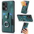 For Xiaomi Poco F5 Retro Skin-feel Ring Card Wallet Phone Case(Green) - free shipping - PMC TechLife - Order now!