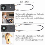 For Huawei Mate 60 Pro Crossbody Multi-function Zipper Wallet Phone Case(Black)