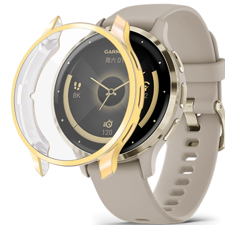 For Garmin Venu 3 TPU All-Inclusive Watch Protective Case(Rose Gold)
