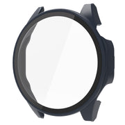 For Huawei Watch GT 4 46mm PC + Tempered Film Integrated Watch Protective Case(Blue)