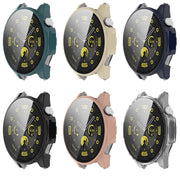 For Huawei Watch GT 4 46mm PC + Tempered Film Integrated Watch Protective Case(Blue)