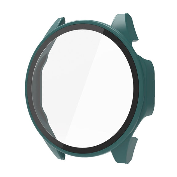 For Huawei Watch GT 4 41mm ENKAY Hat-Prince Full Coverage PC + Tempered Film Integrated Watch Protective Case(Dark Green)