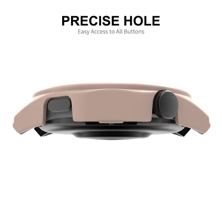 For Huawei Watch GT 4 41mm ENKAY Hat-Prince Full Coverage PC + Tempered Film Integrated Watch Protective Case(Ivory White)