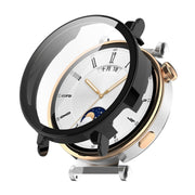 For Huawei Watch GT 4 46mm ENKAY Hat-Prince Full Coverage PC + Tempered Film Integrated Watch Protective Case(Black)