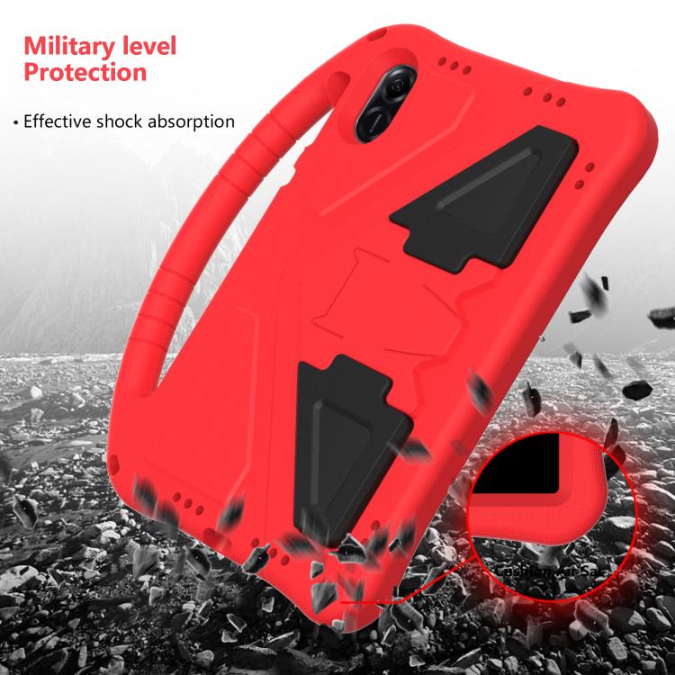 For Honor Pad X8a EVA Shockproof Tablet Case with Holder(Red)