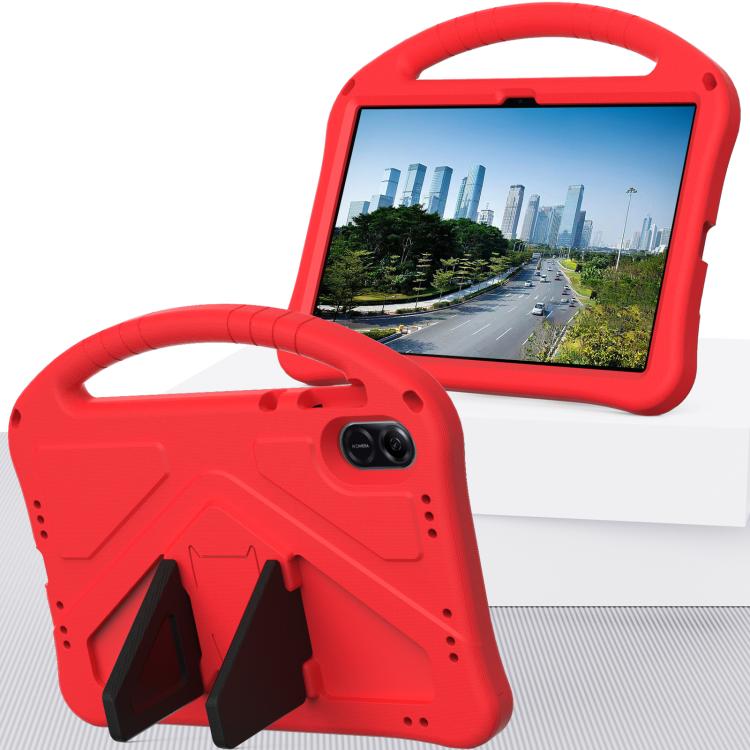 For Honor Pad X8a EVA Shockproof Tablet Case with Holder(Red)