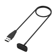 For Fitbit Charge 6 USB Port Smart Watch Charging Cable with Reset Key, Length:1m