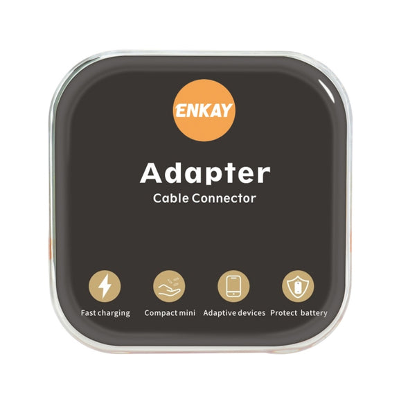 ENKAY USB 3.0 Adapter 90 Degree Angle Male to Female Combo Coupler Extender Connector, Angle:Horizontal Left + Right