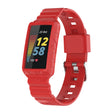For Fitbit Charge 6 / 5 / 4 / 3 Armor Integrated TPU Watch Band(Red) - Watch Bands by PMC TechLife | Online Shopping South Africa | PMC TechLife | Buy Now Pay Later Mobicred