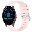 For Garmin Vivoactive3 / 3 Music Liquid Glossy Silver Buckle Silicone Watch Band(Pink) - free shipping - PMC TechLife - Order now!