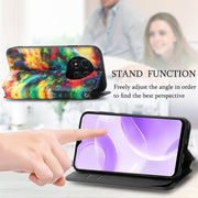 For Ulefone Note 15 CaseNeo Colorful Magnetic Leather Phone Case(Colorful Cloud)