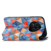 For Ulefone Note 15 CaseNeo Colorful Magnetic Leather Phone Case(Rhombus Mandala)