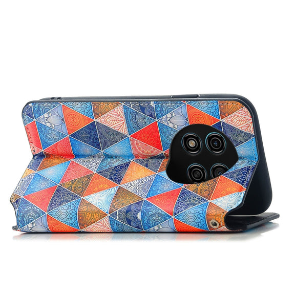 For Ulefone Note 15 CaseNeo Colorful Magnetic Leather Phone Case(Rhombus Mandala)