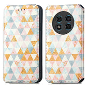 For Ulefone Note 15 CaseNeo Colorful Magnetic Leather Phone Case(Rhombus)