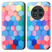 For Ulefone Note 15 CaseNeo Colorful Magnetic Leather Phone Case(Colorful Cube)