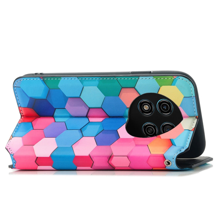 For Ulefone Note 15 CaseNeo Colorful Magnetic Leather Phone Case(Colorful Cube)