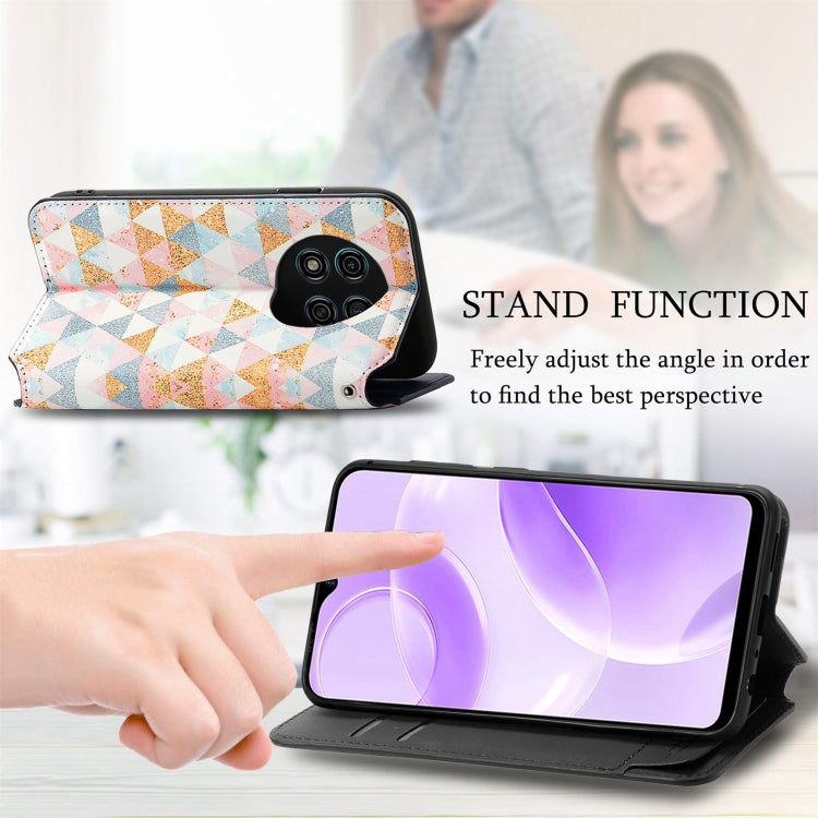 For Ulefone Note 15 CaseNeo Colorful Magnetic Leather Phone Case(Colorful Cube)