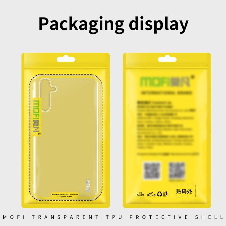 For Samsung Galaxy A55 MOFI Ming Series Ultra-thin TPU Phone Case(Transparent)
