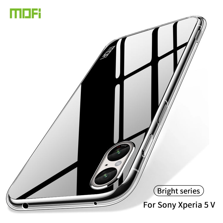 For Sony Xperia 5 V MOFI Ming Series Ultra-thin TPU Phone Case(Transparent)