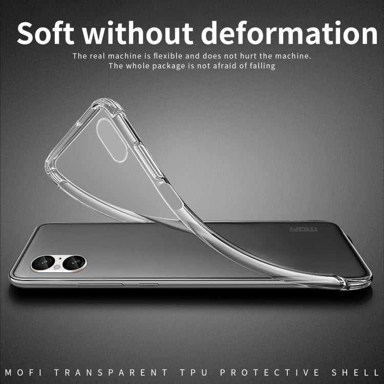 For Sony Xperia 5 V MOFI Ming Series Ultra-thin TPU Phone Case(Transparent)