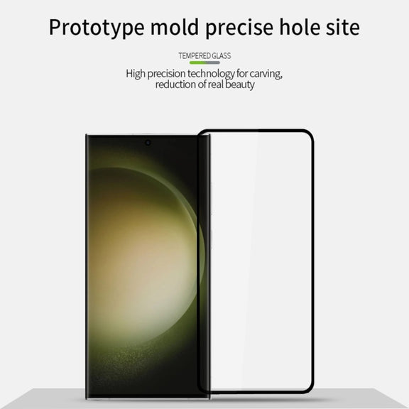 For Samsung Galaxy S24+ 5G MOFI 9H 2.5D Full Screen Tempered Glass Film(Black)