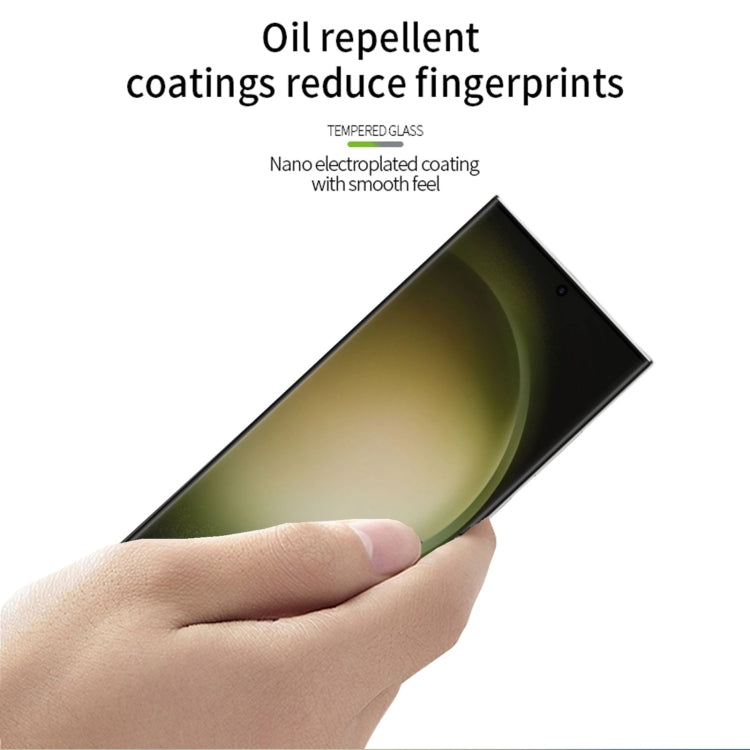 For Samsung Galaxy S24+ 5G MOFI 9H 2.5D Full Screen Tempered Glass Film(Black)