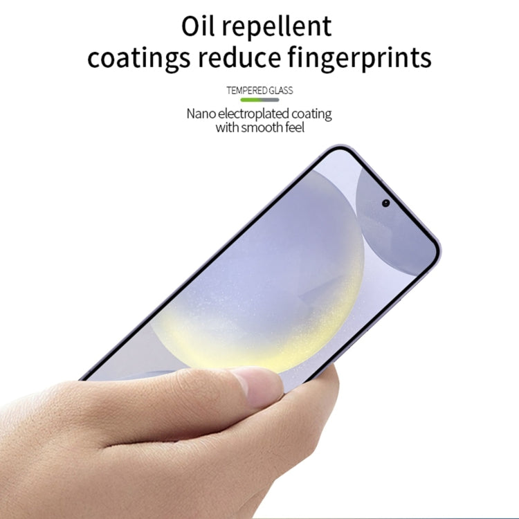 For Samsung Galaxy S24 FE 5G MOFI 9H 2.5D Full Screen Tempered Glass Film(Black)
