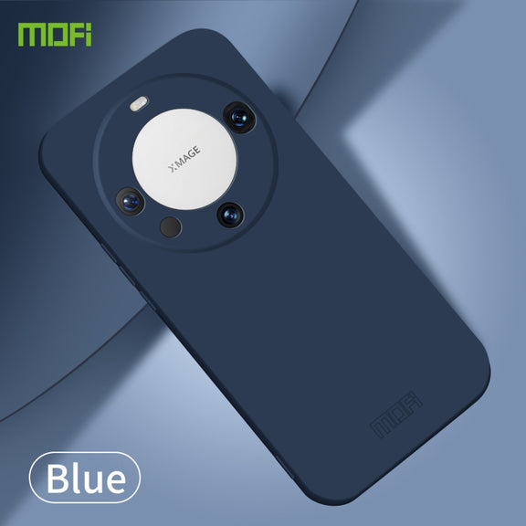 For Huawei Mate 60 MOFI Qin Series Skin Feel All-inclusive PC Phone Case(Blue)