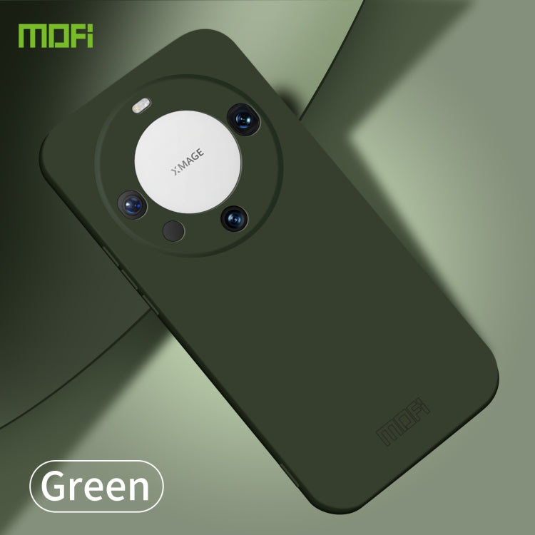 For Huawei Mate 60 MOFI Qin Series Skin Feel All-inclusive PC Phone Case(Green)
