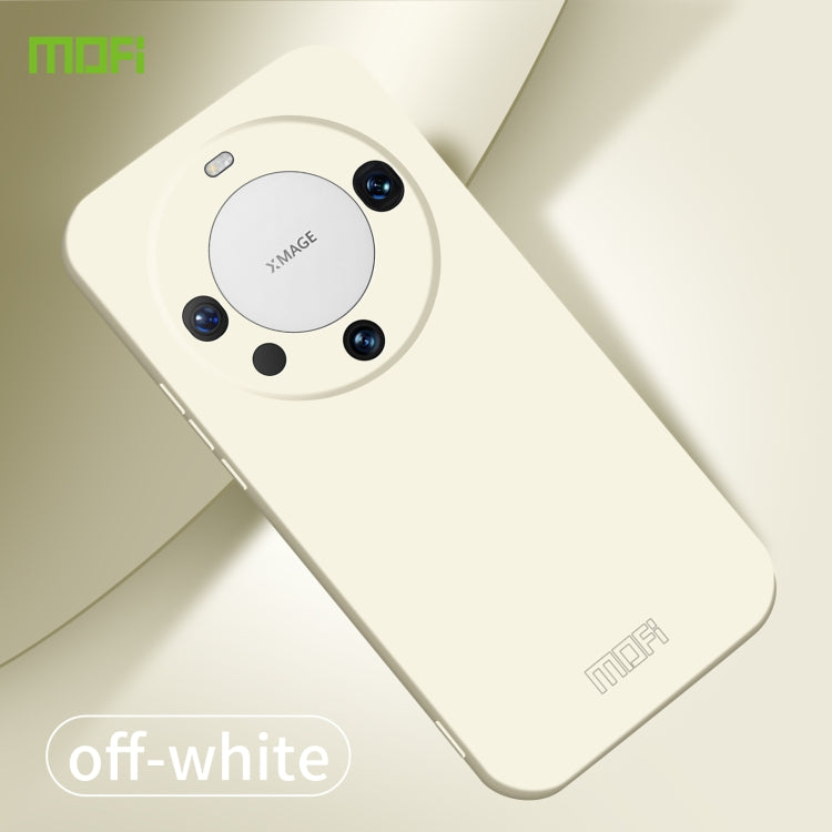 For Huawei Mate 60 MOFI Qin Series Skin Feel All-inclusive PC Phone Case(Beige)