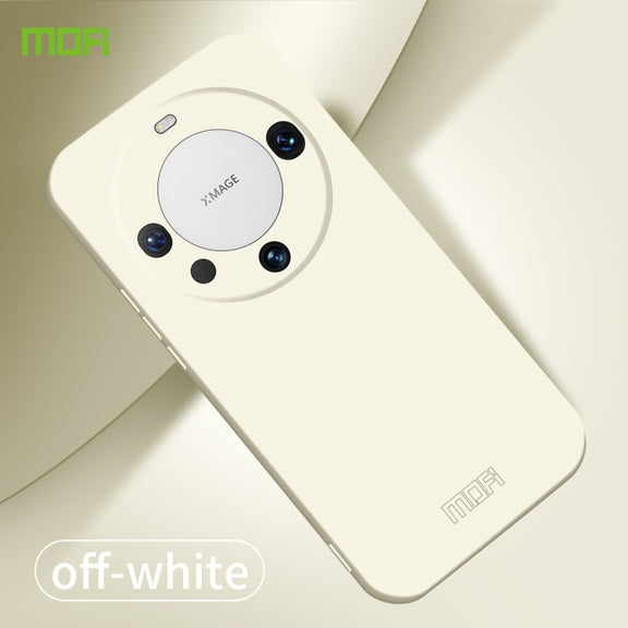 For Huawei Mate 60 Pro MOFI Qin Series Skin Feel All-inclusive PC Phone Case(Beige)