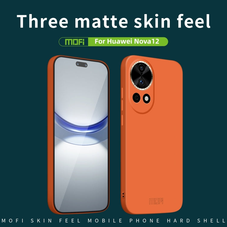 For Huawei nova 12 MOFI Qin Series Skin Feel All-inclusive PC Phone Case(Blue)