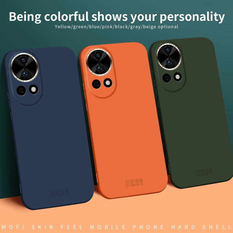 For Huawei nova 12 MOFI Qin Series Skin Feel All-inclusive PC Phone Case(Blue)