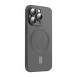 For iPhone 16 Pro Max ENKAY MagSafe Matte TPU Phone Case with Lens Film(Dark Grey) - iPhone 16 Pro Max Cases by ENKAY | Online Shopping South Africa | PMC TechLife | Buy Now Pay Later Mobicred