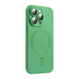 For iPhone 16 Pro ENKAY MagSafe Matte TPU Phone Case with Lens Film(Green) - iPhone 16 Pro Cases by ENKAY | Online Shopping South Africa | PMC TechLife | Buy Now Pay Later Mobicred