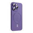 For iPhone 16 Pro ENKAY MagSafe Matte TPU Phone Case with Lens Film(Purple) - iPhone 16 Pro Cases by ENKAY | Online Shopping South Africa | PMC TechLife | Buy Now Pay Later Mobicred