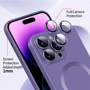 For iPhone 16 Pro Max ENKAY MagSafe Matte TPU Phone Case with Lens Film(Pink)