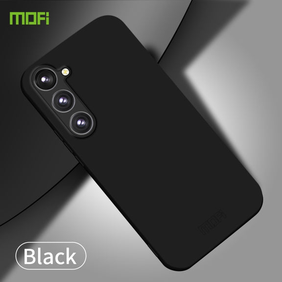 For Samsung Galaxy S23 FE 5G MOFI Qin Series Skin Feel All-inclusive PC Phone Case(Black)