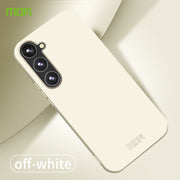 For Samsung Galaxy S23 FE 5G MOFI Qin Series Skin Feel All-inclusive PC Phone Case(Beige)