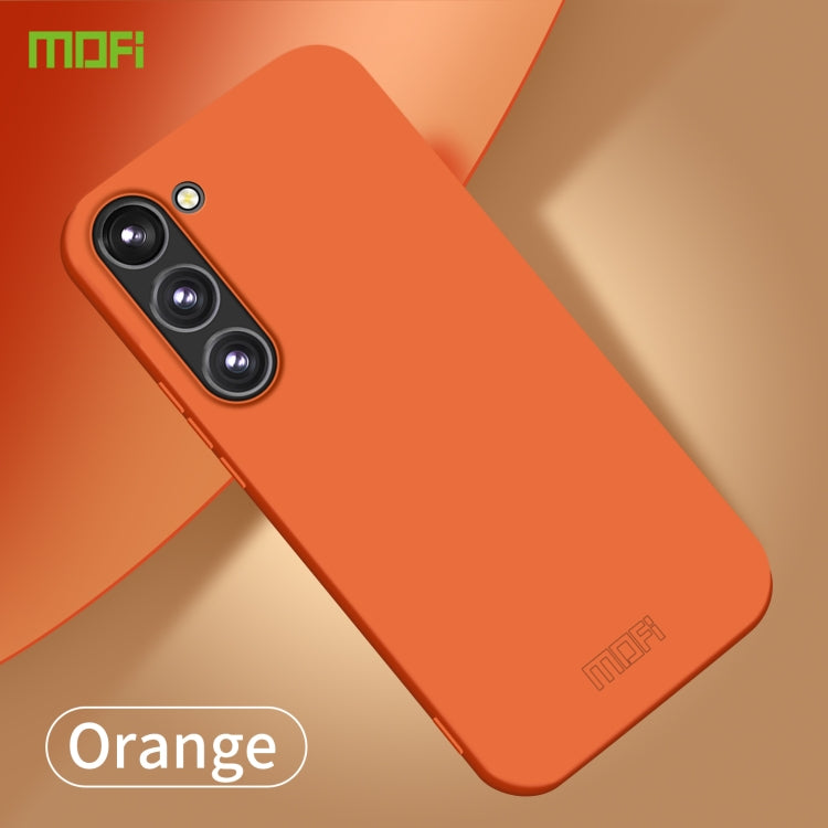 For Samsung Galaxy A34 5G MOFI Qin Series Skin Feel All-inclusive PC Phone Case(Orange)