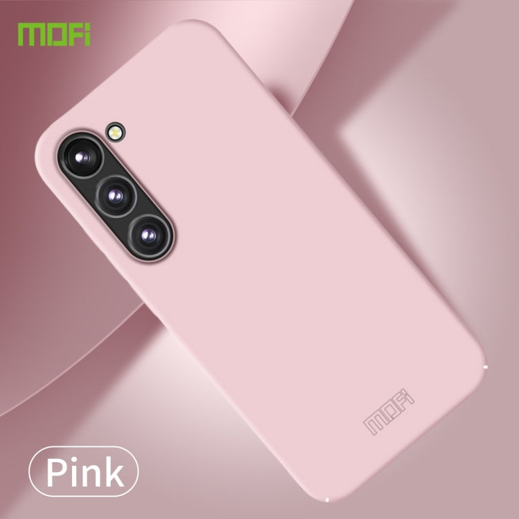 For Samsung Galaxy A34 5G MOFI Qin Series Skin Feel All-inclusive PC Phone Case(Pink)