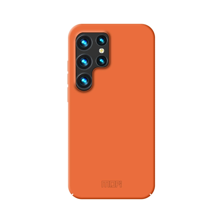 For Samsung Galaxy S24 Ultra 5G MOFI Qin Series Skin Feel All-inclusive PC Phone Case(Orange)