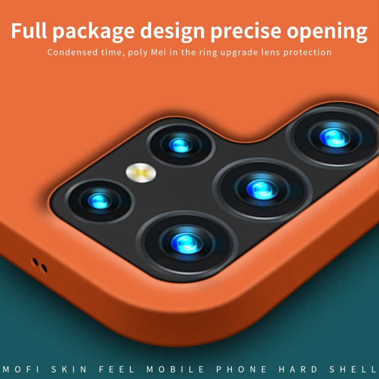 For Samsung Galaxy S24 Ultra 5G MOFI Qin Series Skin Feel All-inclusive PC Phone Case(Orange)