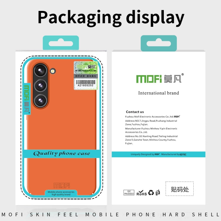 For Samsung Galaxy A54 5G MOFI Qin Series Skin Feel All-inclusive PC Phone Case(Blue)