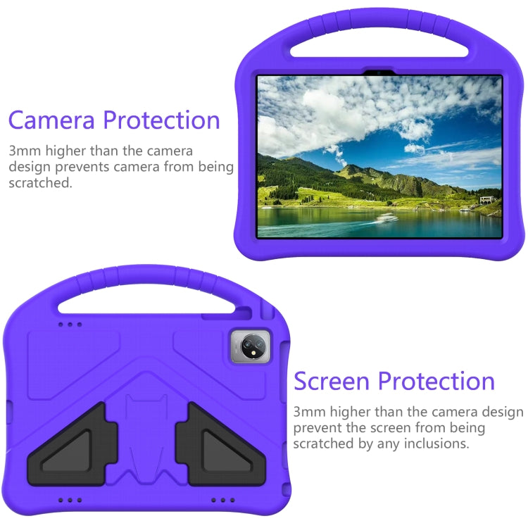 For Teclast M40 SE 2022 EVA Shockproof Tablet Case with Holder(Purple)