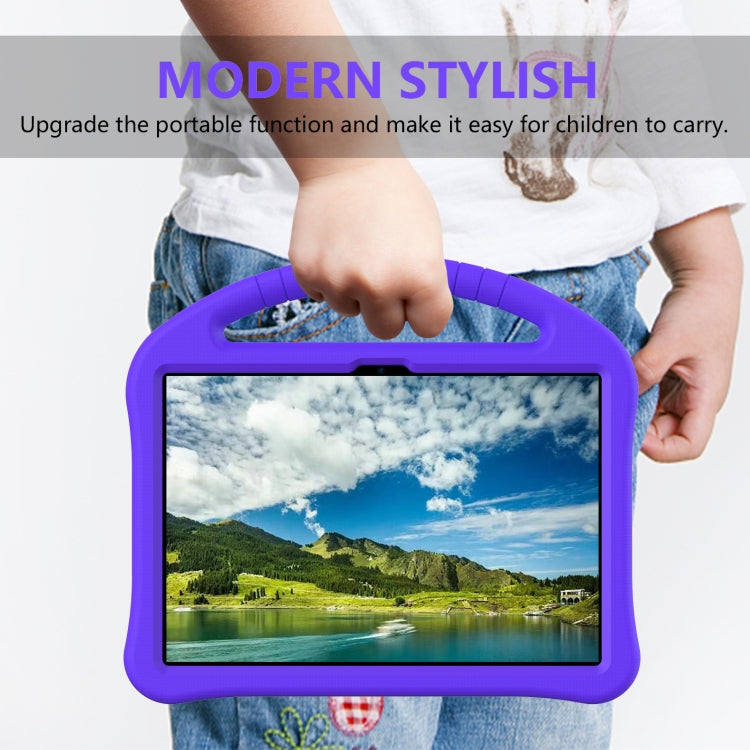 For Teclast M40 SE 2022 EVA Shockproof Tablet Case with Holder(Purple)