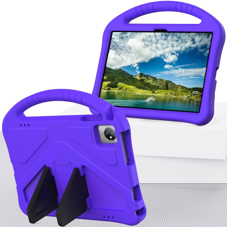 For Teclast M40 SE 2022 EVA Shockproof Tablet Case with Holder(Purple)