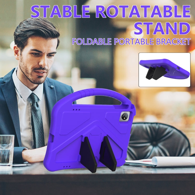For Teclast M40 SE 2022 EVA Shockproof Tablet Case with Holder(Purple)